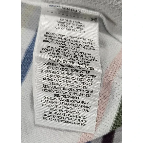 RLX Ralph Lauren Golf Tennis Sleeveless 1/2 Zip Polo Shirt Striped WOMENS SZ S - Picture 5 of 7